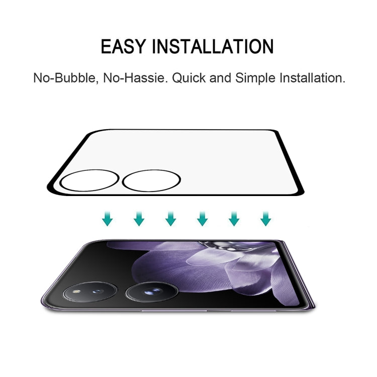 Easy installation screen protector alignment with bubble-free backing