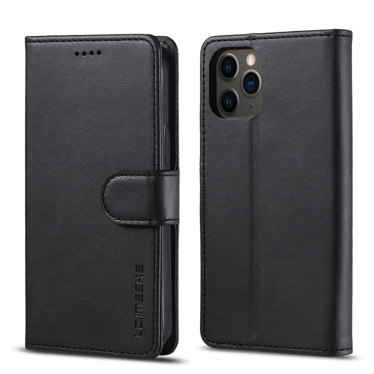 Black flip leather phone case with card slots and holder, LC.IMEEKE