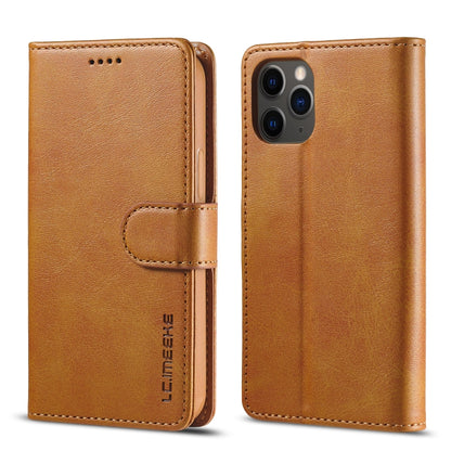 Gold flip leather phone case with card slots and holder, LC.IMEEKE