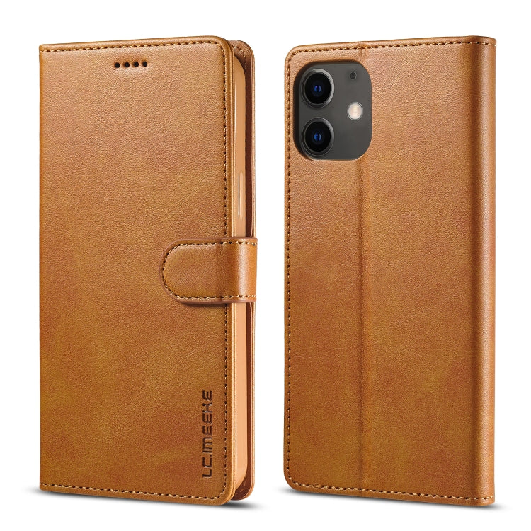 Brown leather horizontal flip phone case with card holder and back cover
