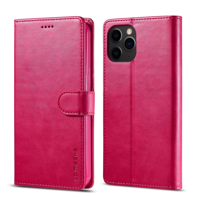 Red leather horizontal flip phone case with card holder and back cover