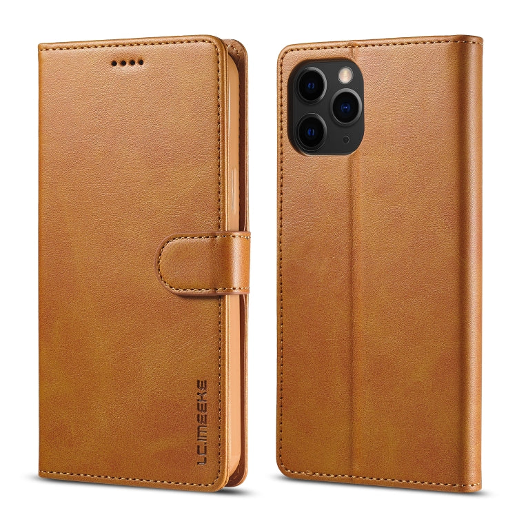 Brown leather wallet flip phone case with card holder and rear camera cutout