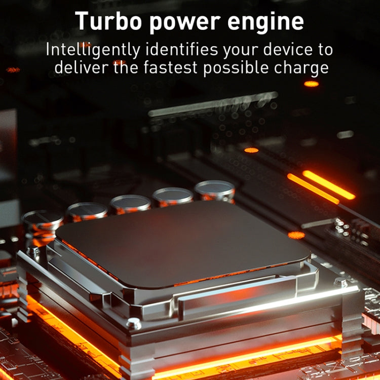 USB-C fast charging concept with illuminated circuit board and smartphone