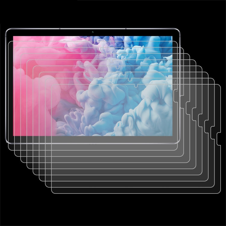 25-piece 9H tempered glass film set, stacked screen protectors for tablet screens