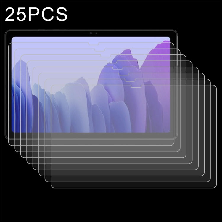 25-piece tempered glass film set, stacked protectors for tablet display