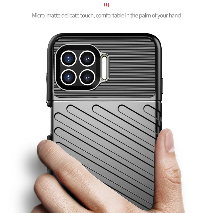 Black shockproof TPU case with micro-texture finish and raised edge protection