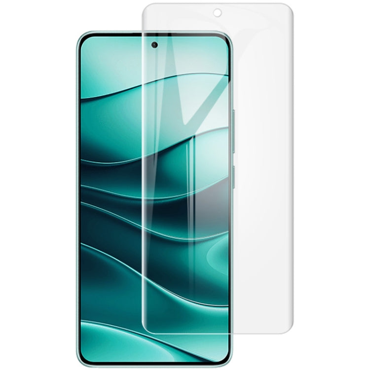 Transparent full-coverage hydrogel screen protector film for smartphone, aligned front opening