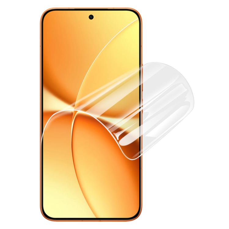 Clear hydrogel screen film protector, full coverage with rounded edge protection