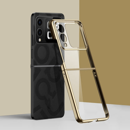 Gold electroplated shockproof phone case with protective bumper edges and cutouts