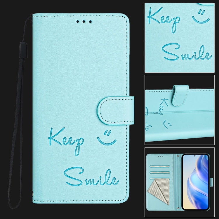 Smile Embossing RFID Leather Phone Case, For Redmi Note 11R / Note 11E, For Redmi K50 Ultra, For Redmi Note 11 SE India, For Redmi Note 10 4G / Note 10S, For Redmi Note 11 Pro 5G / 4G Global, For Redmi Note 11 Pro+ 5G EU                                ...