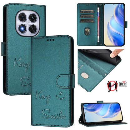 Smile Embossing RFID Leather Phone Case, For Redmi A7 / A5 4G 171mm / Poco C71, For Redmi K90 Max 5G, For Redmi A7 Pro 171mm / Poco C85x 5G / C81, For Redmi 15a 5G, For Redmi Turbo 5 Max / Poco X8 Pro Max, For Redmi Turbo 5 5G Global / Poco X8 Pro 5G  ...