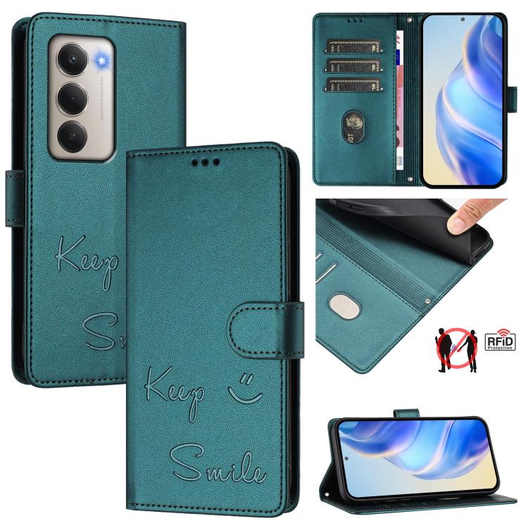 Smile Embossing RFID Leather Phone Case, For Redmi A7 / A5 4G 171mm / Poco C71, For Redmi K90 Max 5G, For Redmi A7 Pro 171mm / Poco C85x 5G / C81, For Redmi 15a 5G, For Redmi Turbo 5 Max / Poco X8 Pro Max, For Redmi Turbo 5 5G Global / Poco X8 Pro 5G  ...