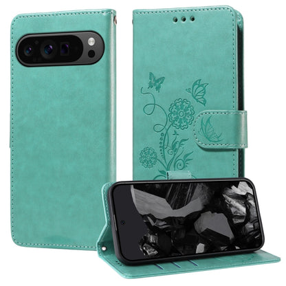 Embossed Butterfly Flowers Leather Phone Case, For Google Pixel 11a, For Google Pixel 11 Pro XL, For Google Pixel 11 / Pixel 11 Pro, For Google Pixel 10a, For Google Pixel 9a, For Google Pixel 9 Pro XL, For Google Pixel 9 / 9 Pro, For Google Pixel 8a  ...