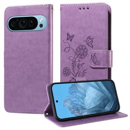 Embossed Butterfly Flowers Leather Phone Case, For Google Pixel 11a, For Google Pixel 11 Pro XL, For Google Pixel 11 / Pixel 11 Pro, For Google Pixel 10a, For Google Pixel 9a, For Google Pixel 9 Pro XL, For Google Pixel 9 / 9 Pro, For Google Pixel 8a  ...