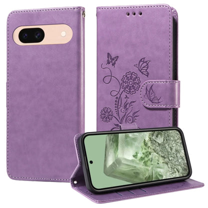 Embossed Butterfly Flowers Leather Phone Case, For Google Pixel 11a, For Google Pixel 11 Pro XL, For Google Pixel 11 / Pixel 11 Pro, For Google Pixel 10a, For Google Pixel 9a, For Google Pixel 9 Pro XL, For Google Pixel 9 / 9 Pro, For Google Pixel 8a  ...