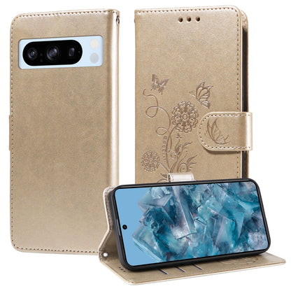 Embossed Butterfly Flowers Leather Phone Case, For Google Pixel 11a, For Google Pixel 11 Pro XL, For Google Pixel 11 / Pixel 11 Pro, For Google Pixel 10a, For Google Pixel 9a, For Google Pixel 9 Pro XL, For Google Pixel 9 / 9 Pro, For Google Pixel 8a  ...