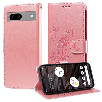 Embossed Butterfly Flowers Leather Phone Case, For Google Pixel 11a, For Google Pixel 11 Pro XL, For Google Pixel 11 / Pixel 11 Pro, For Google Pixel 10a, For Google Pixel 9a, For Google Pixel 9 Pro XL, For Google Pixel 9 / 9 Pro, For Google Pixel 8a  ...