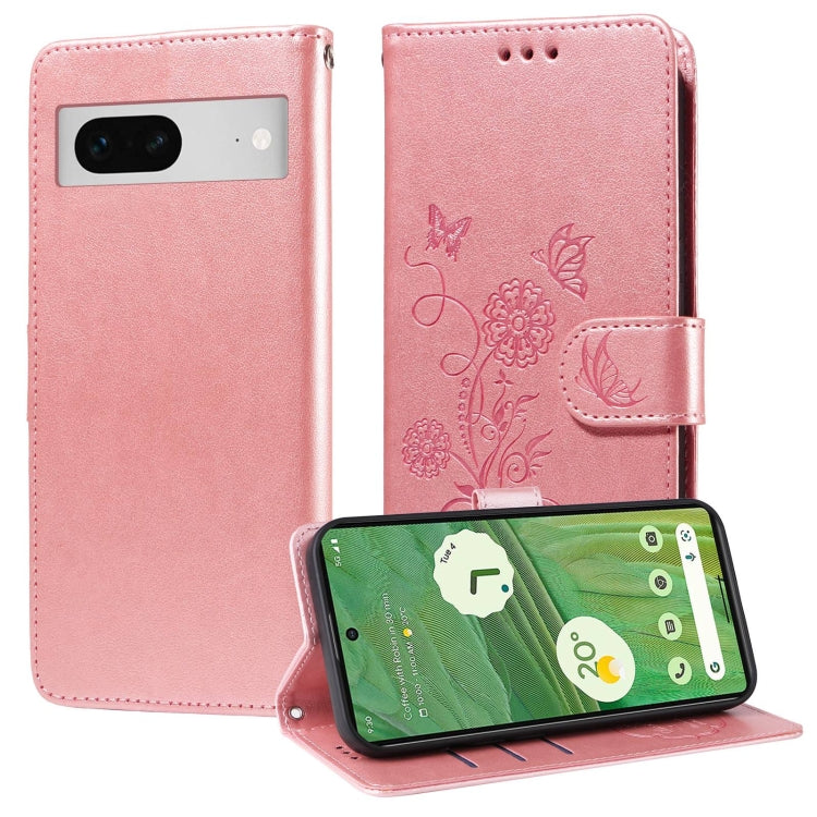 Embossed Butterfly Flowers Leather Phone Case, For Google Pixel 11a, For Google Pixel 11 Pro XL, For Google Pixel 11 / Pixel 11 Pro, For Google Pixel 10a, For Google Pixel 9a, For Google Pixel 9 Pro XL, For Google Pixel 9 / 9 Pro, For Google Pixel 8a  ...