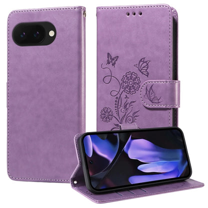 Embossed Butterfly Flowers Leather Phone Case, For Google Pixel 11a, For Google Pixel 11 Pro XL, For Google Pixel 11 / Pixel 11 Pro, For Google Pixel 10a, For Google Pixel 9a, For Google Pixel 9 Pro XL, For Google Pixel 9 / 9 Pro, For Google Pixel 8a  ...