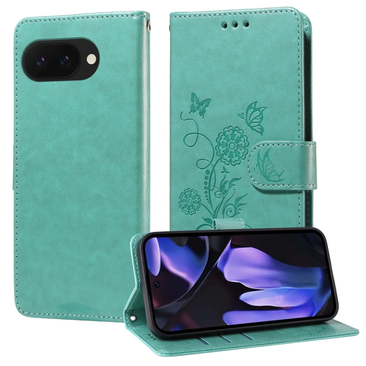 Embossed Butterfly Flowers Leather Phone Case, For Google Pixel 11a, For Google Pixel 11 Pro XL, For Google Pixel 11 / Pixel 11 Pro, For Google Pixel 10a, For Google Pixel 9a, For Google Pixel 9 Pro XL, For Google Pixel 9 / 9 Pro, For Google Pixel 8a  ...
