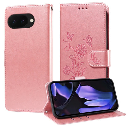 Embossed Butterfly Flowers Leather Phone Case, For Google Pixel 11a, For Google Pixel 11 Pro XL, For Google Pixel 11 / Pixel 11 Pro, For Google Pixel 10a, For Google Pixel 9a, For Google Pixel 9 Pro XL, For Google Pixel 9 / 9 Pro, For Google Pixel 8a  ...