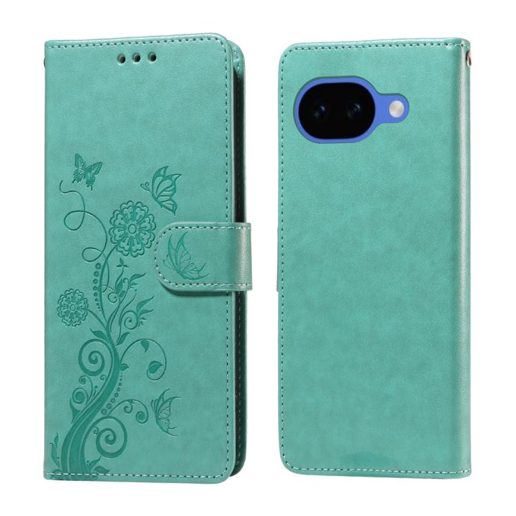 Embossed Butterfly Flowers Leather Phone Case, For Google Pixel 11a, For Google Pixel 11 Pro XL, For Google Pixel 11 / Pixel 11 Pro, For Google Pixel 10a, For Google Pixel 9a, For Google Pixel 9 Pro XL, For Google Pixel 9 / 9 Pro, For Google Pixel 8a  ...