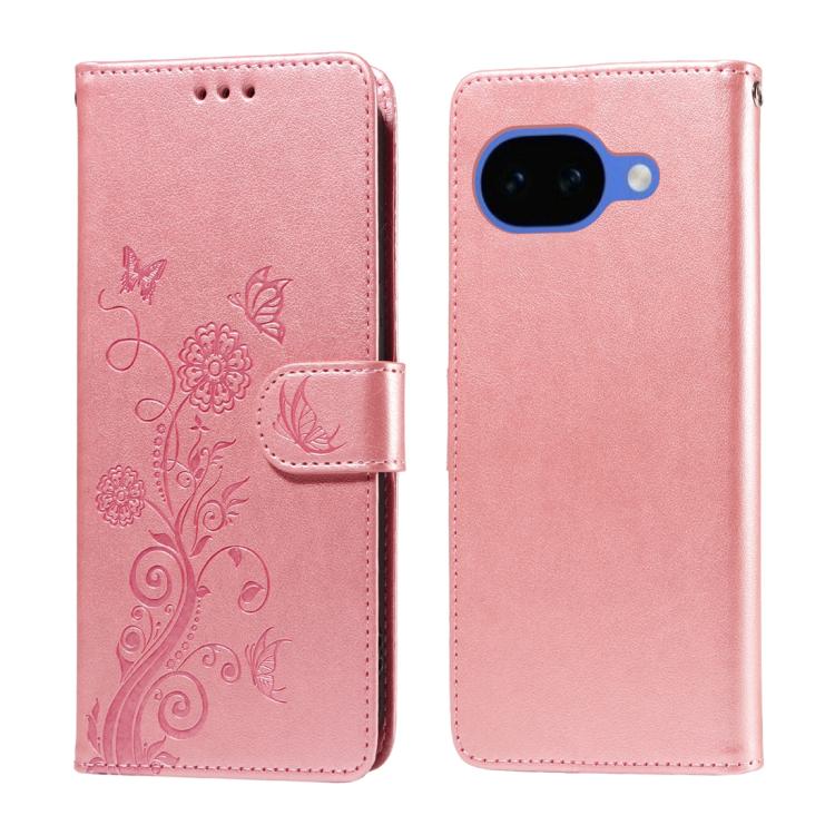Embossed Butterfly Flowers Leather Phone Case, For Google Pixel 11a, For Google Pixel 11 Pro XL, For Google Pixel 11 / Pixel 11 Pro, For Google Pixel 10a, For Google Pixel 9a, For Google Pixel 9 Pro XL, For Google Pixel 9 / 9 Pro, For Google Pixel 8a  ...