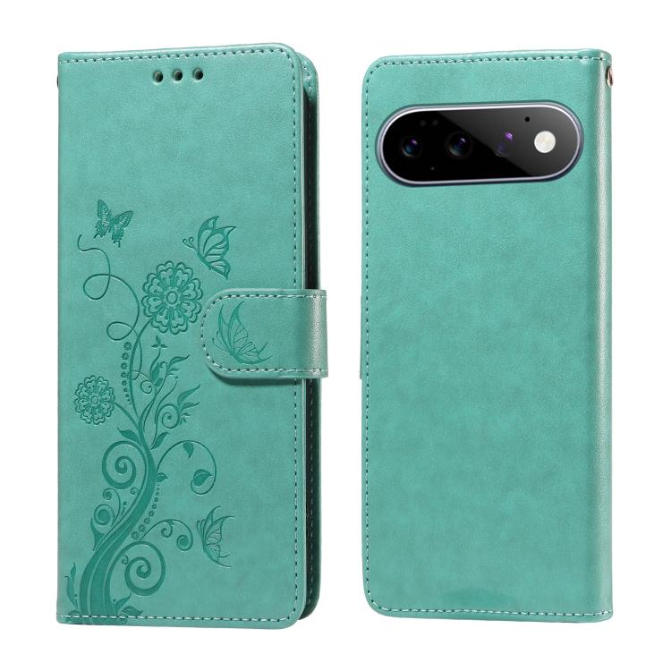 Embossed Butterfly Flowers Leather Phone Case, For Google Pixel 11a, For Google Pixel 11 Pro XL, For Google Pixel 11 / Pixel 11 Pro, For Google Pixel 10a, For Google Pixel 9a, For Google Pixel 9 Pro XL, For Google Pixel 9 / 9 Pro, For Google Pixel 8a  ...
