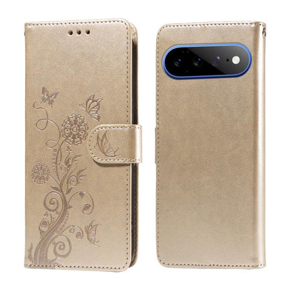 Embossed Butterfly Flowers Leather Phone Case, For Google Pixel 11a, For Google Pixel 11 Pro XL, For Google Pixel 11 / Pixel 11 Pro, For Google Pixel 10a, For Google Pixel 9a, For Google Pixel 9 Pro XL, For Google Pixel 9 / 9 Pro, For Google Pixel 8a  ...