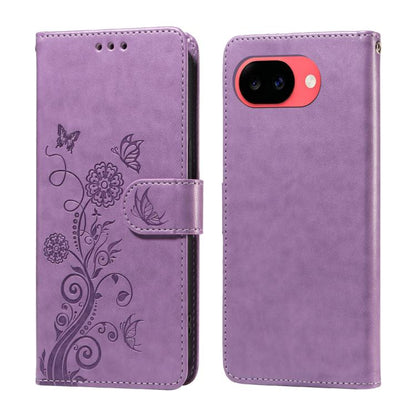 Embossed Butterfly Flowers Leather Phone Case, For Google Pixel 11a, For Google Pixel 11 Pro XL, For Google Pixel 11 / Pixel 11 Pro, For Google Pixel 10a, For Google Pixel 9a, For Google Pixel 9 Pro XL, For Google Pixel 9 / 9 Pro, For Google Pixel 8a  ...