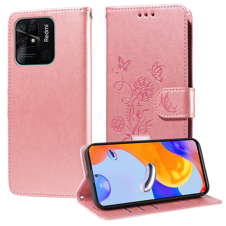 Embossed Butterfly Flowers Leather Phone Case, For Redmi A1 Plus / A2 Plus, For Redmi Note 12 Pro 4G, For Redmi Note 11 Pro 5G / 4G Global, For Redmi Note 12 4G Global, For Redmi A1 4G / A2 4G, For Redmi Note 12 Explorer / Note 12 Pro+                 ...