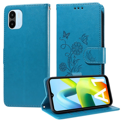 Embossed Butterfly Flowers Leather Phone Case, For Redmi A1 Plus / A2 Plus, For Redmi Note 12 Pro 4G, For Redmi Note 11 Pro 5G / 4G Global, For Redmi Note 12 4G Global, For Redmi A1 4G / A2 4G, For Redmi Note 12 Explorer / Note 12 Pro+                 ...