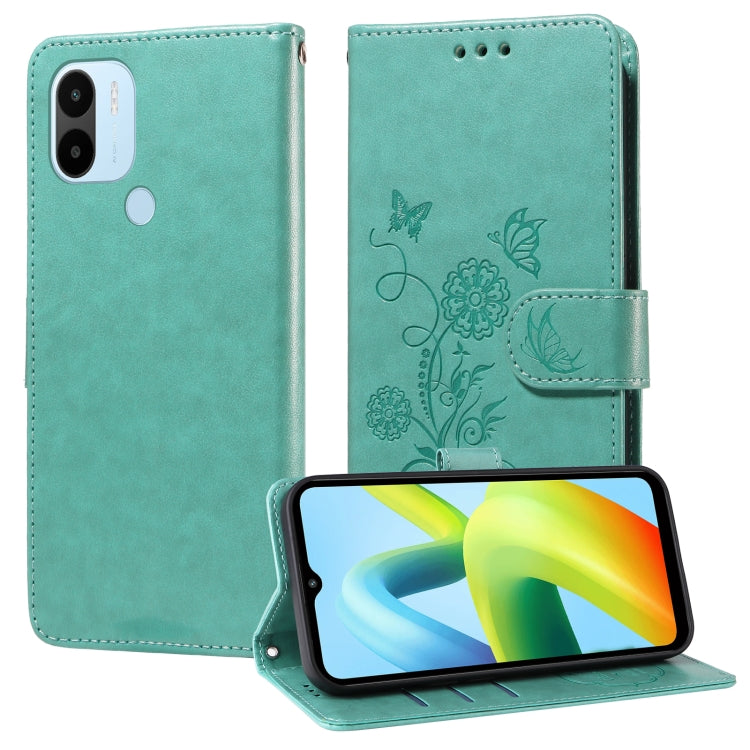 Embossed Butterfly Flowers Leather Phone Case, For Redmi A1 Plus / A2 Plus, For Redmi Note 12 Pro 4G, For Redmi Note 11 Pro 5G / 4G Global, For Redmi Note 12 4G Global, For Redmi A1 4G / A2 4G, For Redmi Note 12 Explorer / Note 12 Pro+                 ...