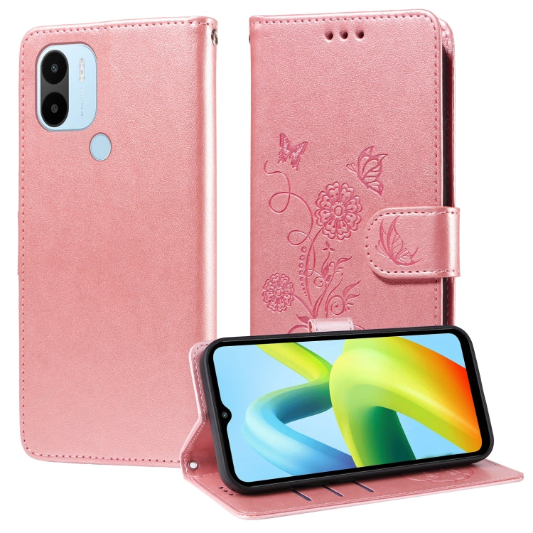 Embossed Butterfly Flowers Leather Phone Case, For Redmi A1 Plus / A2 Plus, For Redmi Note 12 Pro 4G, For Redmi Note 11 Pro 5G / 4G Global, For Redmi Note 12 4G Global, For Redmi A1 4G / A2 4G, For Redmi Note 12 Explorer / Note 12 Pro+                 ...