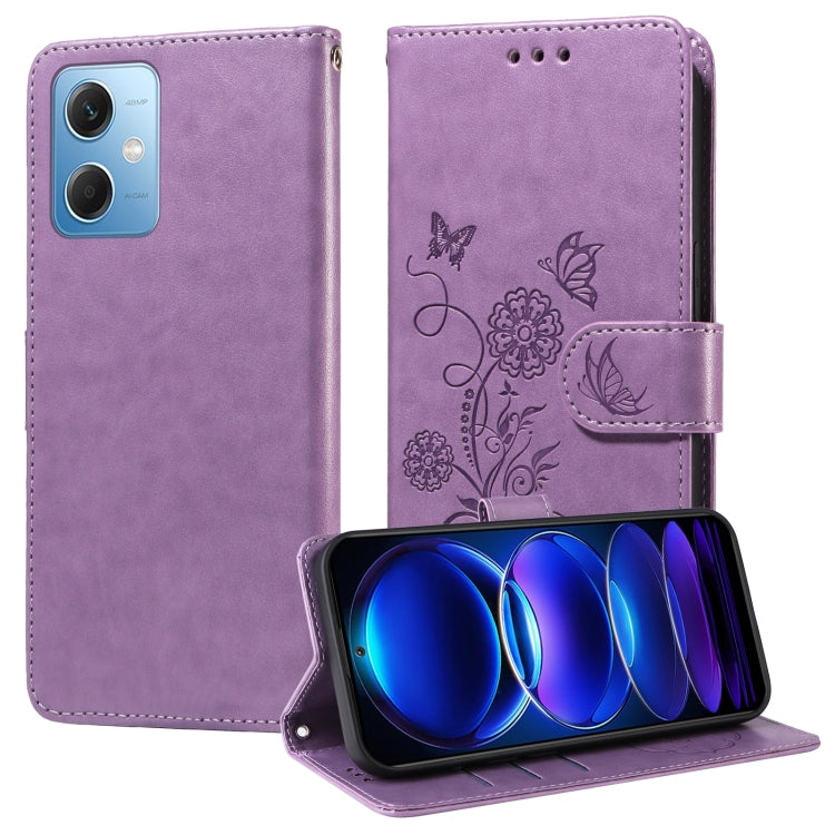 Embossed Butterfly Flowers Leather Phone Case, For Redmi A1 Plus / A2 Plus, For Redmi Note 12 Pro 4G, For Redmi Note 11 Pro 5G / 4G Global, For Redmi Note 12 4G Global, For Redmi A1 4G / A2 4G, For Redmi Note 12 Explorer / Note 12 Pro+                 ...