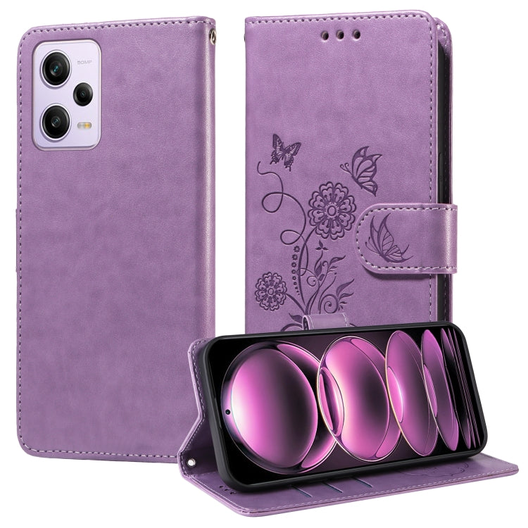 Embossed Butterfly Flowers Leather Phone Case, For Redmi A1 Plus / A2 Plus, For Redmi Note 12 Pro 4G, For Redmi Note 11 Pro 5G / 4G Global, For Redmi Note 12 4G Global, For Redmi A1 4G / A2 4G, For Redmi Note 12 Explorer / Note 12 Pro+                 ...