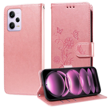 Embossed Butterfly Flowers Leather Phone Case, For Redmi A1 Plus / A2 Plus, For Redmi Note 12 Pro 4G, For Redmi Note 11 Pro 5G / 4G Global, For Redmi Note 12 4G Global, For Redmi A1 4G / A2 4G, For Redmi Note 12 Explorer / Note 12 Pro+                 ...