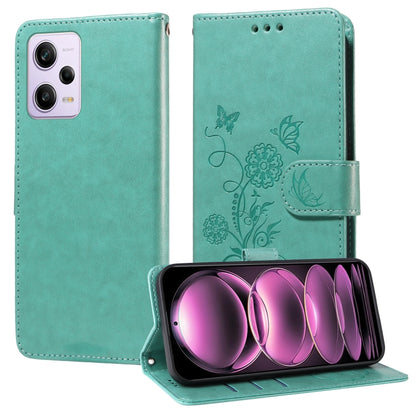 Embossed Butterfly Flowers Leather Phone Case, For Redmi A1 Plus / A2 Plus, For Redmi Note 12 Pro 4G, For Redmi Note 11 Pro 5G / 4G Global, For Redmi Note 12 4G Global, For Redmi A1 4G / A2 4G, For Redmi Note 12 Explorer / Note 12 Pro+                 ...