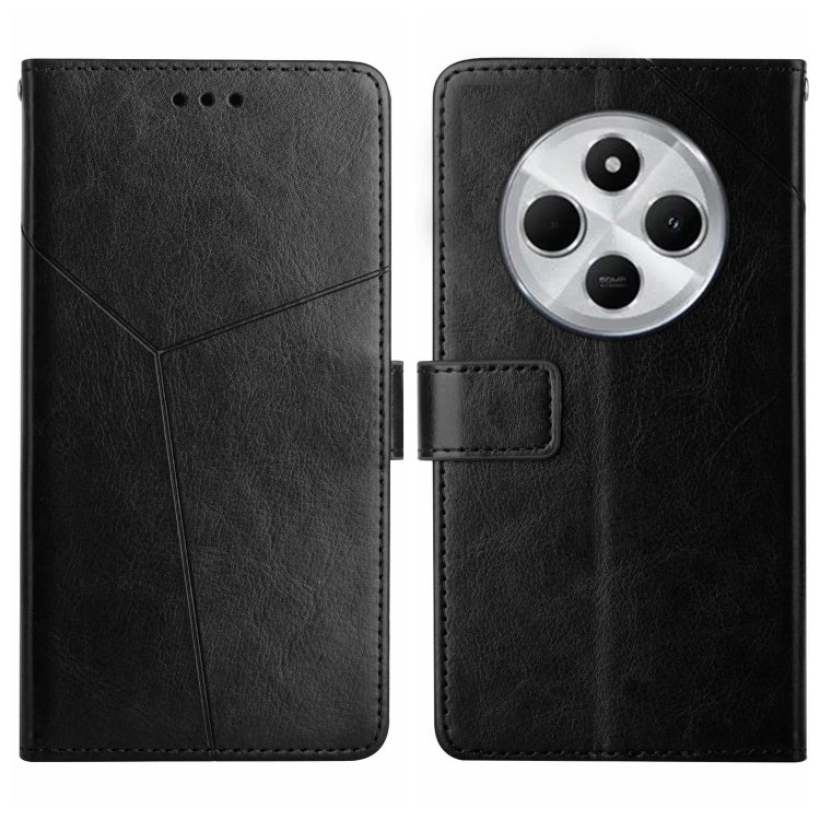 Y-shaped Pattern Flip Leather Phone Case, For Redmi Note 14 5G, For Redmi Note 14 Pro+ 5G, For Redmi 14C 4G