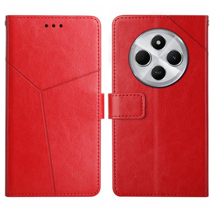 Y-shaped Pattern Flip Leather Phone Case, For Redmi Note 14 5G, For Redmi Note 14 Pro+ 5G, For Redmi 14C 4G