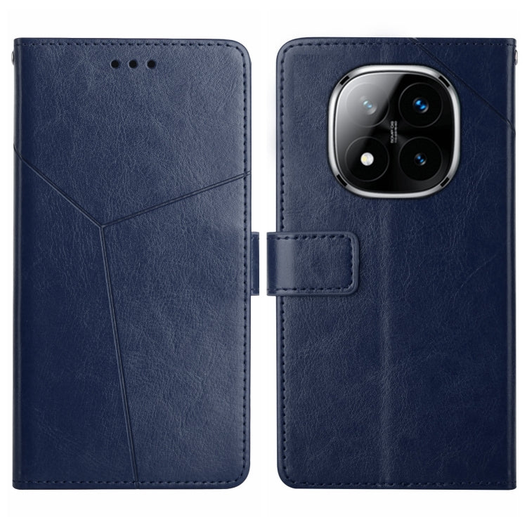 Y-shaped Pattern Flip Leather Phone Case, For Redmi Note 14 5G, For Redmi Note 14 Pro+ 5G, For Redmi 14C 4G
