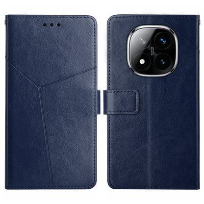 Y-shaped Pattern Flip Leather Phone Case, For Redmi Note 14 5G, For Redmi Note 14 Pro+ 5G, For Redmi 14C 4G