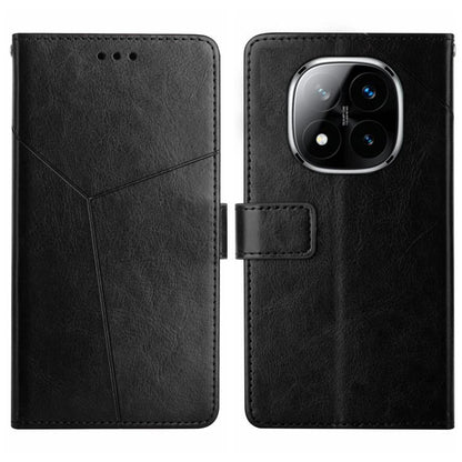Y-shaped Pattern Flip Leather Phone Case, For Redmi Note 17 4G Global 169.7mm, For Redmi Note 17 Pro+ 5G Global 163.4mm, For Redmi Note 17 Pro 5G Global 163.5mm, For Redmi 17 5G / 4G Global 170mm, For Redmi A7 Pro 171mm / Poco C85x 5G                  ...