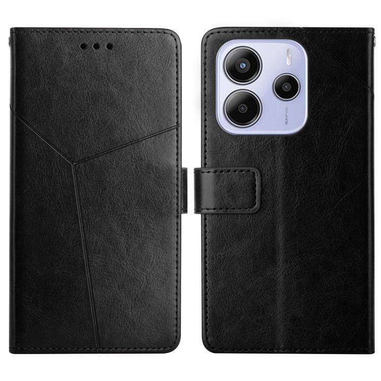 Y-shaped Pattern Flip Leather Phone Case, For Redmi Note 17 4G Global 169.7mm, For Redmi Note 17 Pro+ 5G Global 163.4mm, For Redmi Note 17 Pro 5G Global 163.5mm, For Redmi 17 5G / 4G Global 170mm, For Redmi A7 Pro 171mm / Poco C85x 5G                  ...
