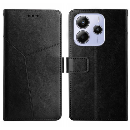 Y-shaped Pattern Flip Leather Phone Case, For Redmi Note 17 4G Global 169.7mm, For Redmi Note 17 Pro+ 5G Global 163.4mm, For Redmi Note 17 Pro 5G Global 163.5mm, For Redmi 17 5G / 4G Global 170mm, For Redmi A7 Pro 171mm / Poco C85x 5G                  ...