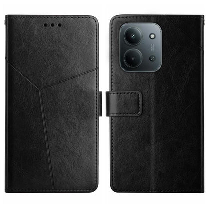 Y-shaped Pattern Flip Leather Phone Case, For Redmi Note 17 4G Global 169.7mm, For Redmi Note 17 Pro+ 5G Global 163.4mm, For Redmi Note 17 Pro 5G Global 163.5mm, For Redmi 17 5G / 4G Global 170mm, For Redmi A7 Pro 171mm / Poco C85x 5G                  ...