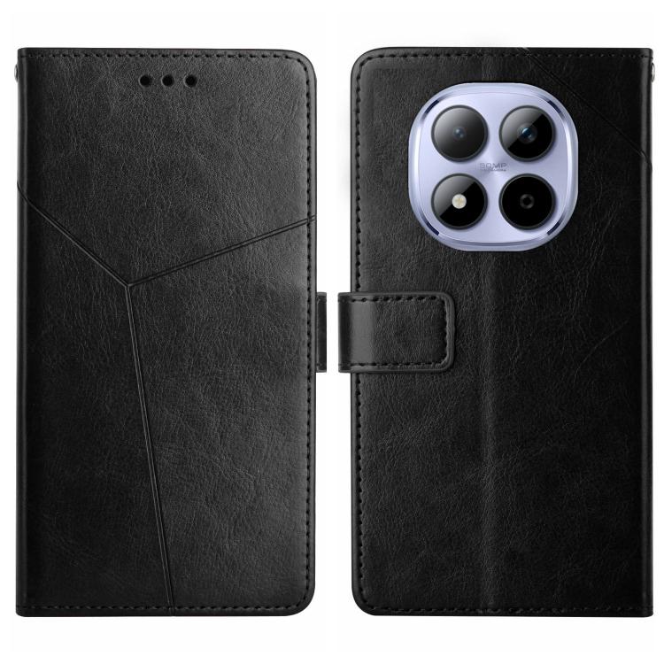 Y-shaped Pattern Flip Leather Phone Case, For Redmi Note 17 4G Global 169.7mm, For Redmi Note 17 Pro+ 5G Global 163.4mm, For Redmi Note 17 Pro 5G Global 163.5mm, For Redmi 17 5G / 4G Global 170mm, For Redmi A7 Pro 171mm / Poco C85x 5G                  ...