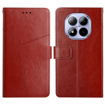 Y-shaped Pattern Flip Leather Phone Case, For Redmi Note 17 4G Global 169.7mm, For Redmi Note 17 Pro+ 5G Global 163.4mm, For Redmi Note 17 Pro 5G Global 163.5mm, For Redmi 17 5G / 4G Global 170mm, For Redmi A7 Pro 171mm / Poco C85x 5G                  ...
