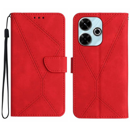 Stitching Embossed Leather Phone Case, For Redmi Note 17 4G Global 169.7mm, For Redmi Note 17 Pro+ 5G Global 163.4mm, For Redmi Note 17 Pro 5G Global 163.5mm, For Redmi 17 5G / 4G Global 170mm, For Redmi A7 Pro 171mm / Poco C85x 5G                     ...
