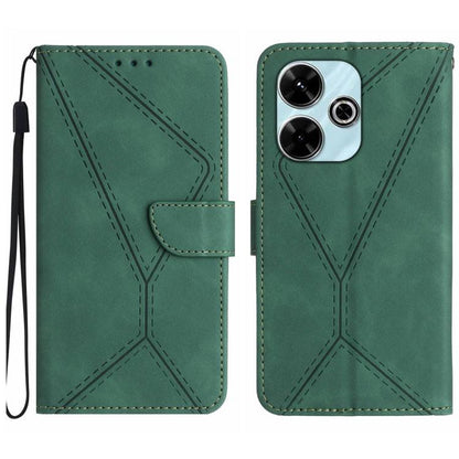 Stitching Embossed Leather Phone Case, For Redmi Note 17 4G Global 169.7mm, For Redmi Note 17 Pro+ 5G Global 163.4mm, For Redmi Note 17 Pro 5G Global 163.5mm, For Redmi 17 5G / 4G Global 170mm, For Redmi A7 Pro 171mm / Poco C85x 5G                     ...